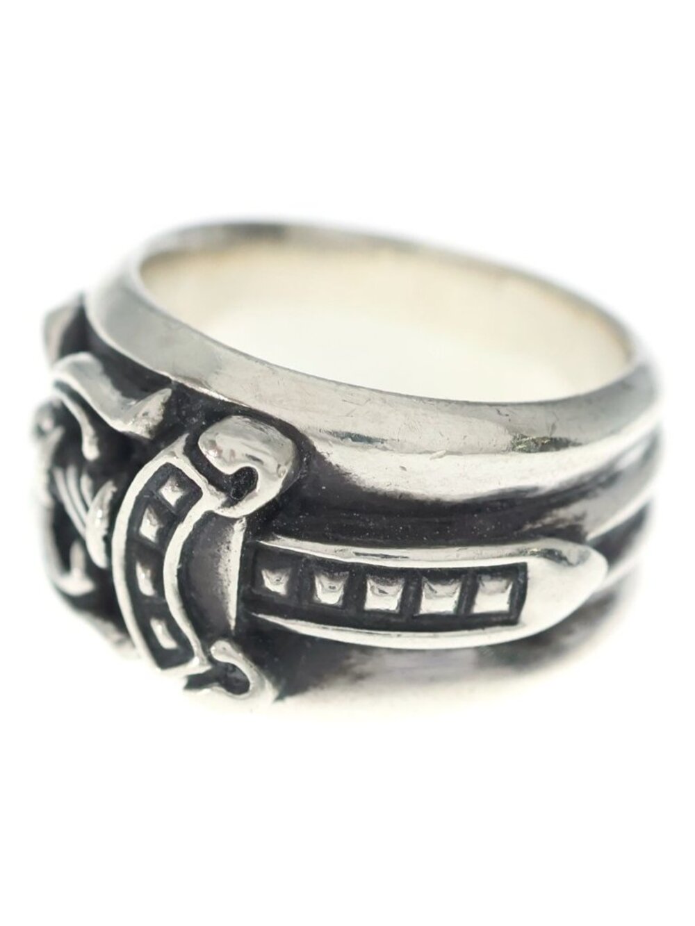 Chrome Hearts Dagger Ring Silver